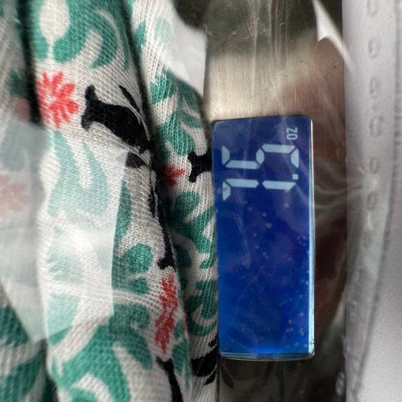 Talbots Top Womens 1X Navy 3/4 Length Sleeve Stretch Preppy Beach Career Comfort - Picture 11 of 12